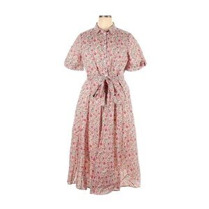 J. Crew Belted Midi Shirtdress in Liberty® Danjo Floral, Size 6, EUC